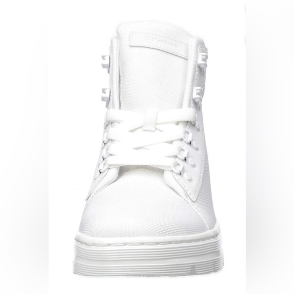 •DR. MARTENS•BNWT WOMEN'S COMBS WHITE COMBAT BOIT EXTRA TOUGH BALLISTIC SIZE 10 - Picture 8 of 10